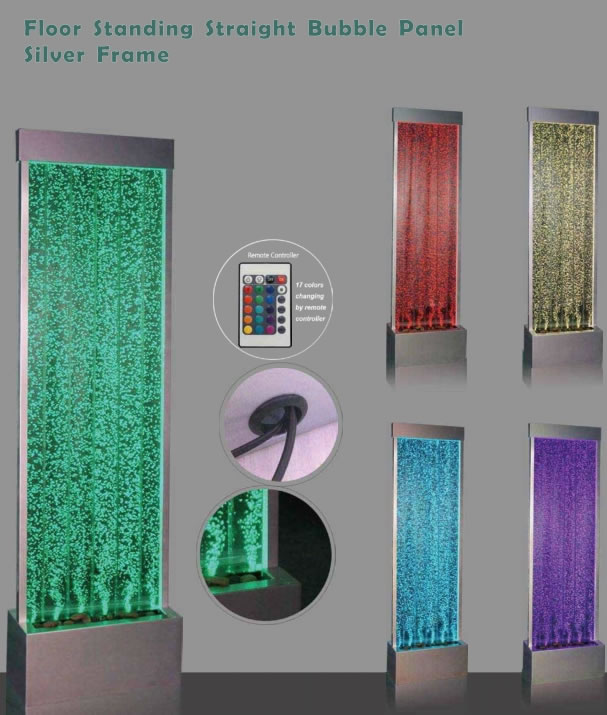 Floor Standing Bubble Fountain Wall,LED FLOOR STANDING BUBBLE FEATURE WALL