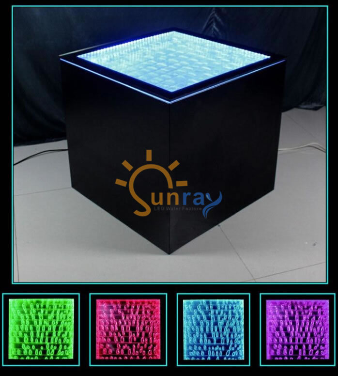 LED Colorful Bubble Coffee Table,LED Bubble Feature Coffee Table