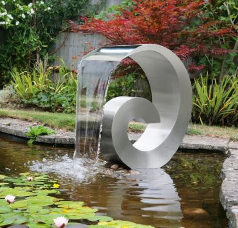 Stainless steel waterfall spillway,Cascade Spillway Waterfall for garden pond swimming pool