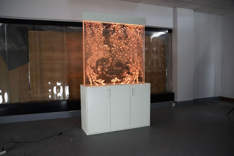 LED programmed bubble panel WITH cupboard furniture,Programmed water bubble wall