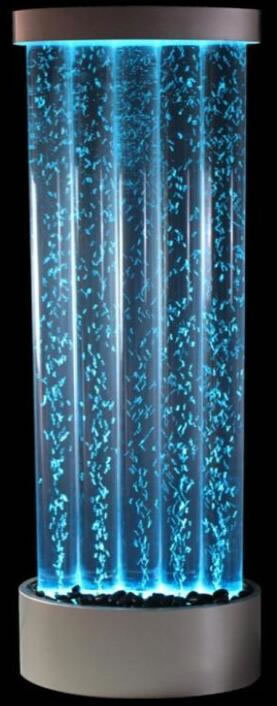 Floor Standing Tubular bubble feature fountain,LED FLOOR STANDING BUBBLE FEATURE WALL