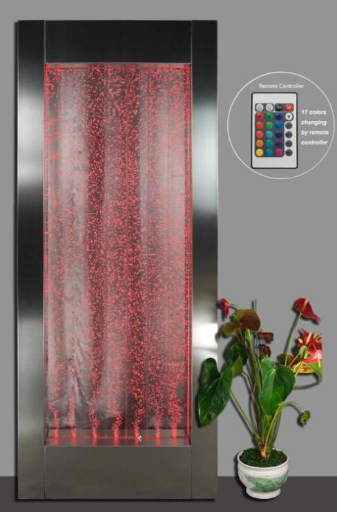 Floor Standing Bubble Fountain Wall,LED FLOOR STANDING BUBBLE FEATURE WALL