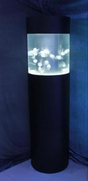 Jelly fish Aquarium tank,LED FLOOR STANDING BUBBLE FEATURE WALL