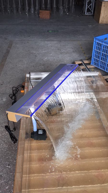 Acrylic Cascade Spillway Waterfall,Cascade Spillway Waterfall for garden pond swimming pool