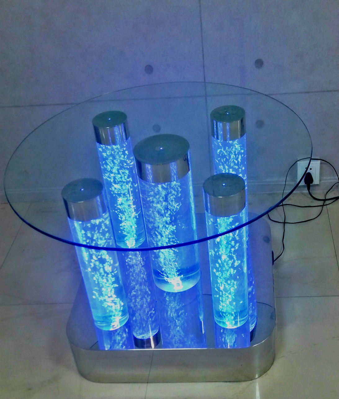 LED Bubble Feature Coffee Table,LED Bubble Feature Coffee Table