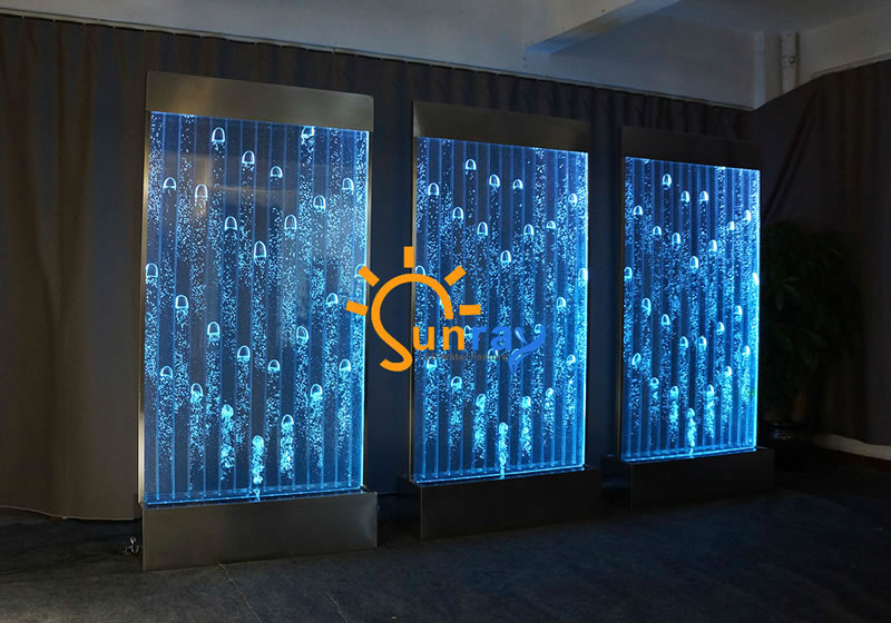 LED Digital bubble feature screen and divider wall,Programmed water bubble wall