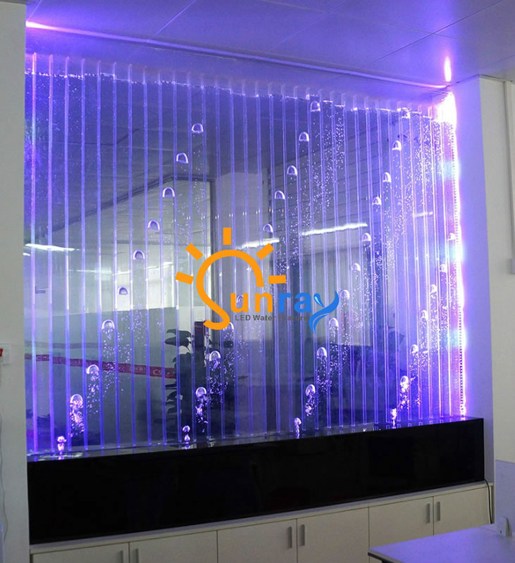 LED programmed bubble divider wall,Programmed water bubble wall