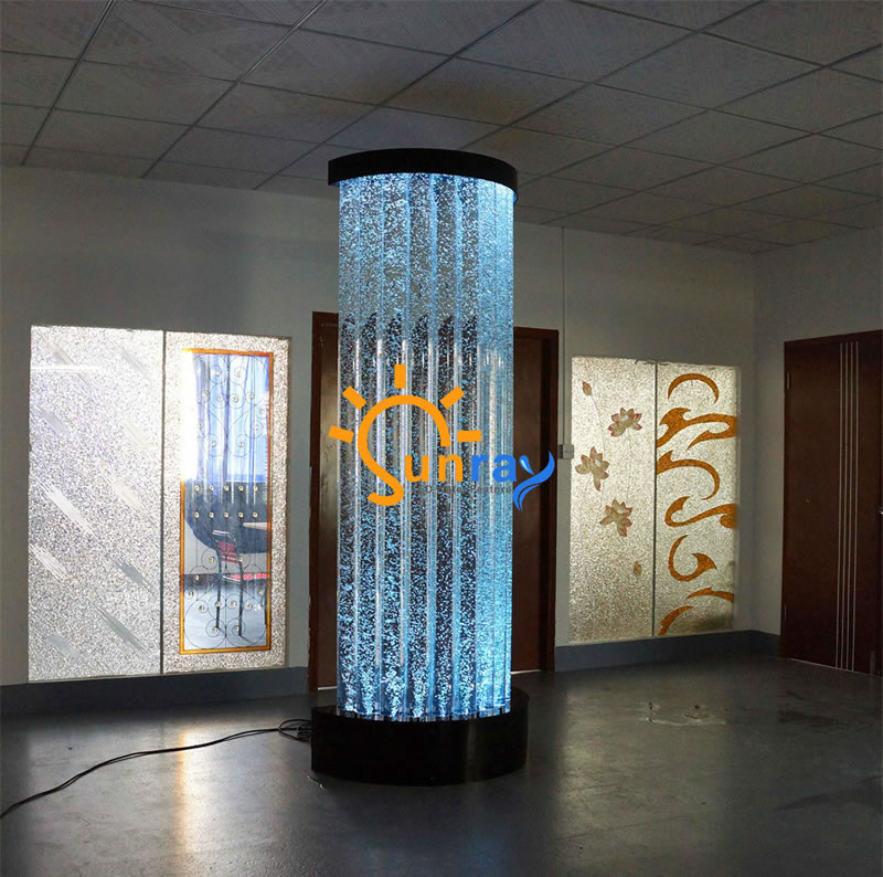 Floor standing LED  bubble tube,LED FLOOR STANDING BUBBLE FEATURE WALL