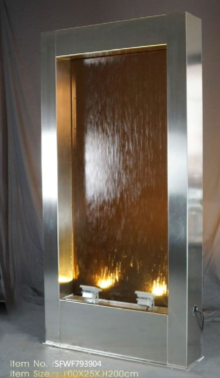 Floor-standing fountain waterfall,Floor Standing Waterfall