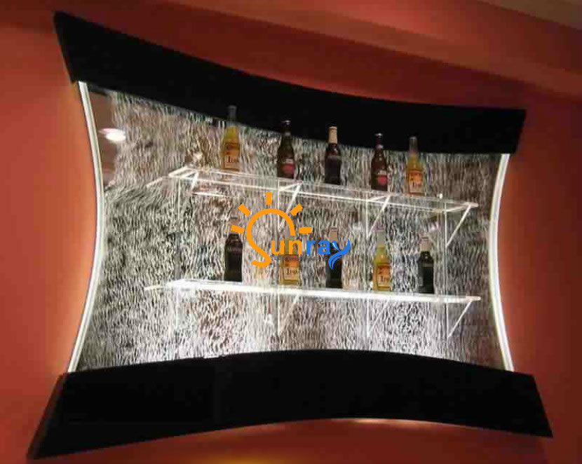  wall-mounted LED Bubble Feature Cabinet  ,LED Bubble Feature Displaying Cabinet