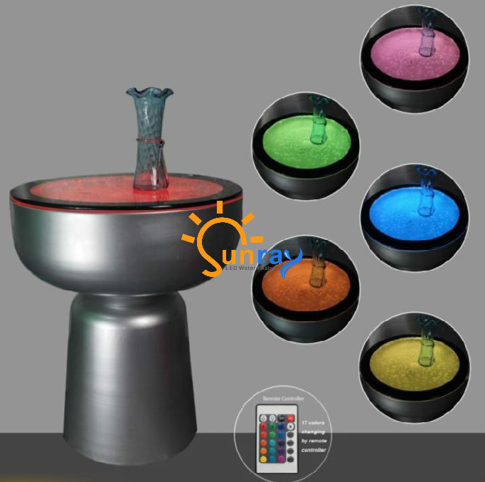 LED bubble coffee table,LED Bubble Feature Coffee Table