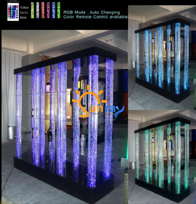 LED bubble feature displaying cabinet wine cabinet,LED Bubble Feature Displaying Cabinet