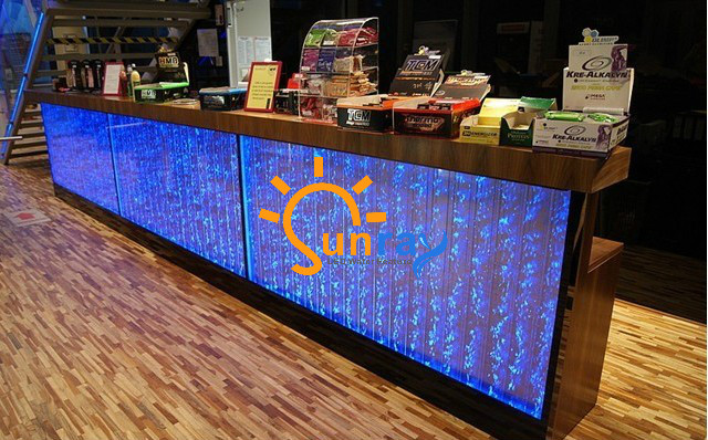  LED bubble feature bar counter reception desk,LED bubble feature bar counter reception desk