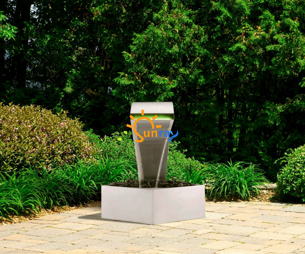  Stainless Steel Spillway Fountain,Cascade Spillway Waterfall for garden pond swimming pool