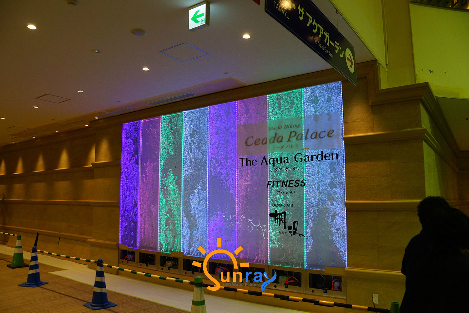 Digital Programmed Dancing Bubble Wall for hotel lobby,Programmed water bubble wall