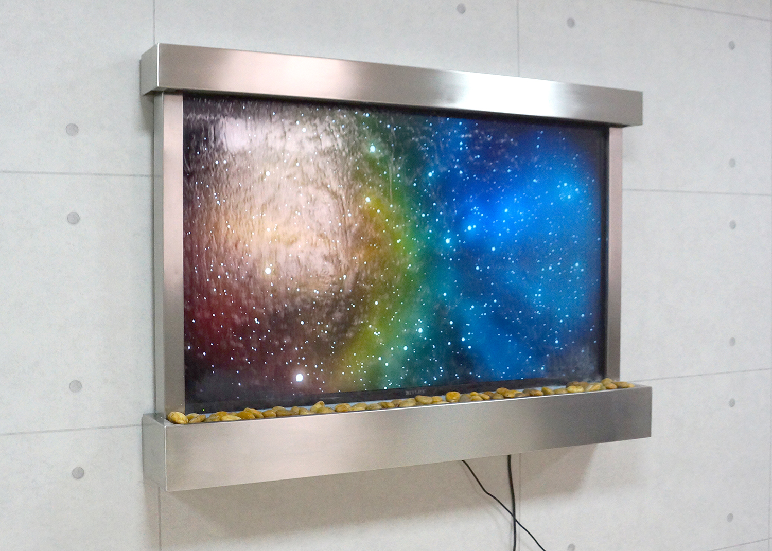 wall-mounted LCD Screen Waterfall,LCD TV Screen Water Wall