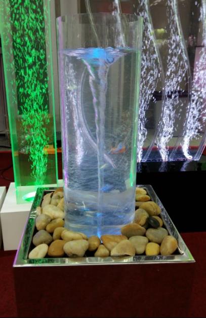 Tabletop LED Vortex Bubble fountain,LED Vortex Tornado Fountain