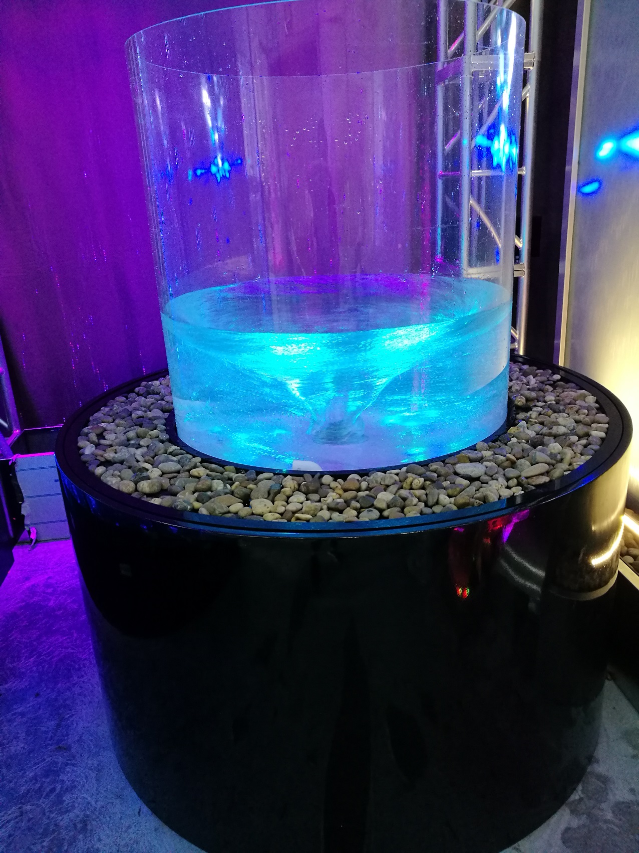 Outdoor LED Vortex Bubble fountain,LED Vortex Tornado Fountain