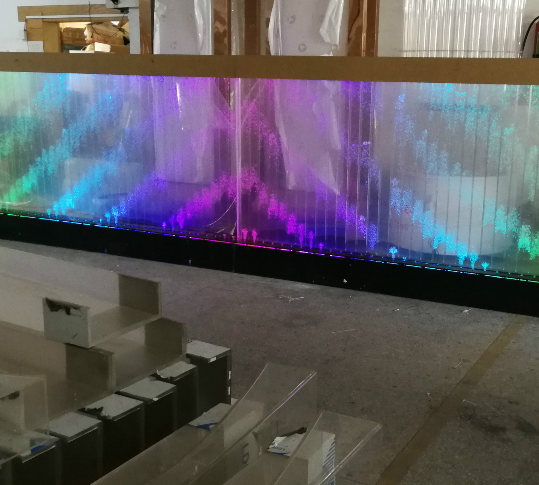 Graphical Bubble Wall,Programmed water bubble wall