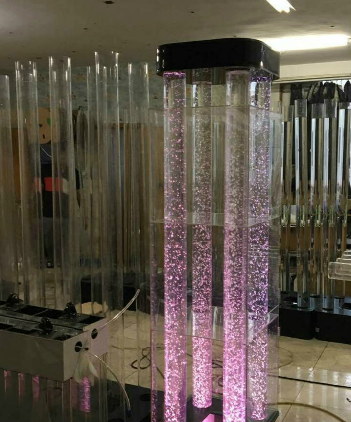 acrylic bubble rack back bar,LED Bubble Feature Displaying Cabinet