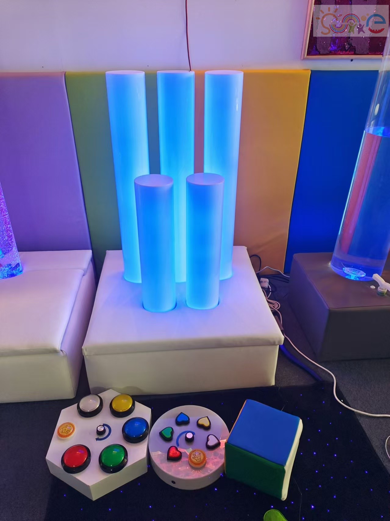 灯柱带方块控制器盒子儿童感官室自闭症治疗学校教育机构,sensory items for kids NEW